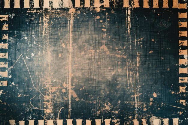 Foto texture di pellicola sporca per il design vintage grunge