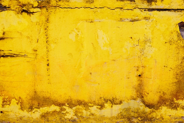 Dirty grunge yellow surface ideal for backgrounds and texture