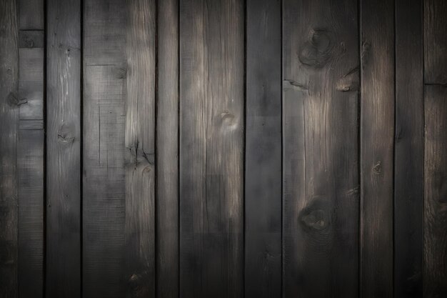 Dirty rustic black wood textured background