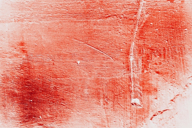 Foto muro sporco con macchie di sangue sullo sfondo pareti rosso sangue
