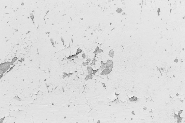 Dirty white wall with cracks background