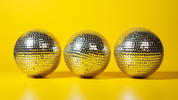 Disco bal met heldere stralen