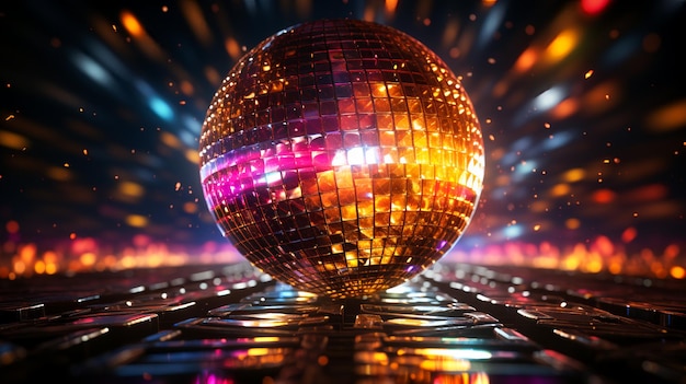 Foto le luci della discoteca e la delizia del ballo