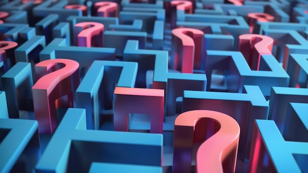 Discover answers in a maze of question marks