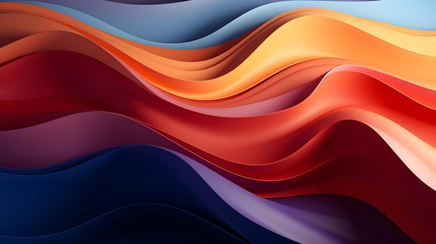 Discover bold structural designs with an abstract wave against vibrant colors