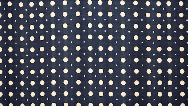 Foto scopri il mondo affascinante dei polka dot indigo e beige in modelli astratti esplora disegni e combinazioni di colori unici che aggiungeranno un tocco di sofisticazione ai tuoi progetti