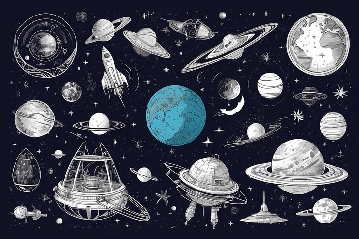 Photo discover the cosmos space exploration tee design