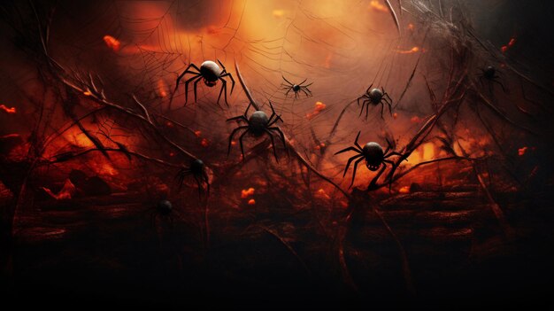 Discover the Enigmatic World of Nocturnal Spiders with the Power of Generative AI