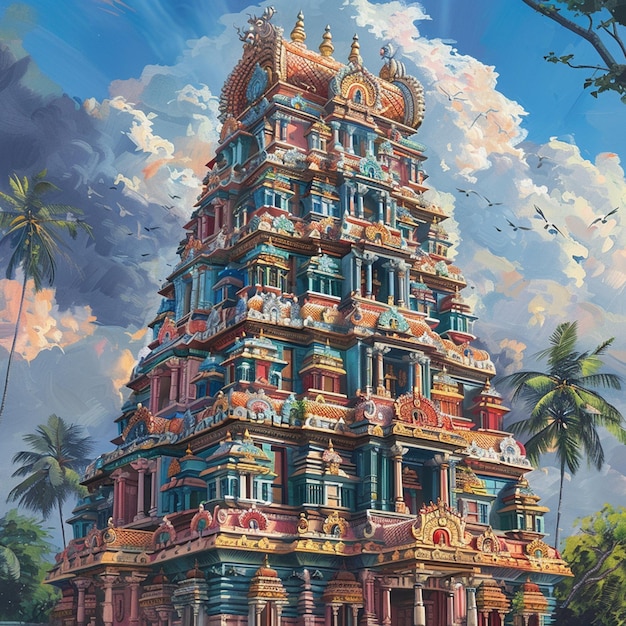 Discover the Majesty of a Hindu Temple