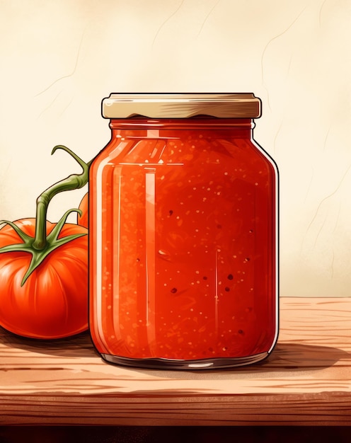 Photo discover the mystery behind the unlabeled jar of tomato sauce