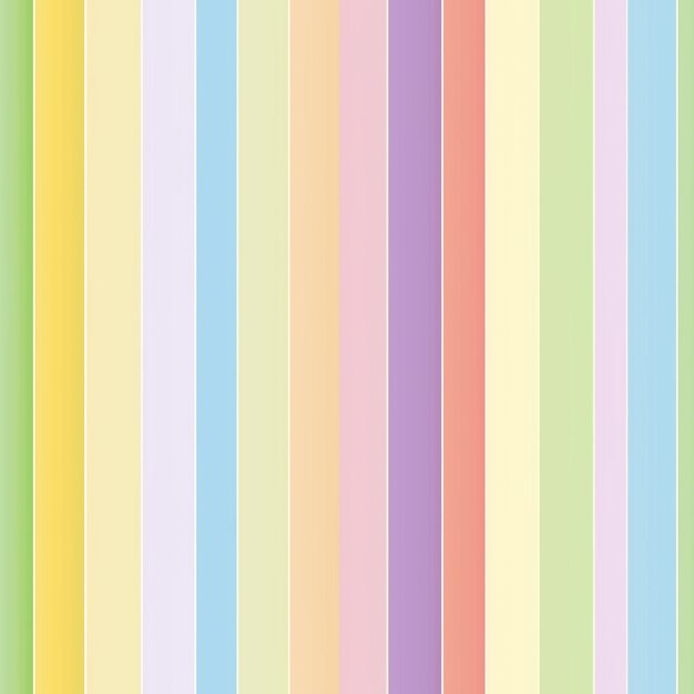 Photo discover the soothing charm of pastel rainbow stripes with our seamless pattern background these subtle and calming stripes are perfect for wallpapers fabric tile and even wrapping paper