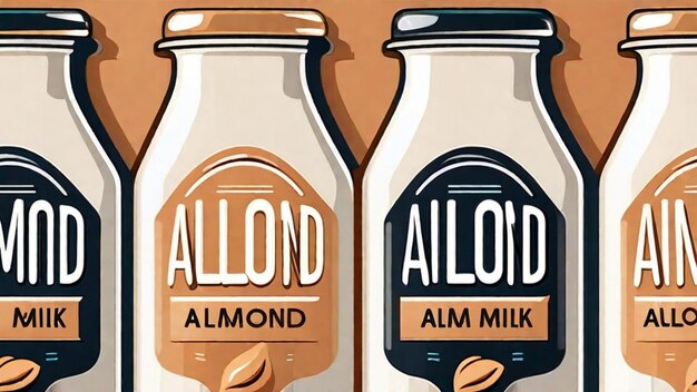 Photo discovering the benefits of almond milk