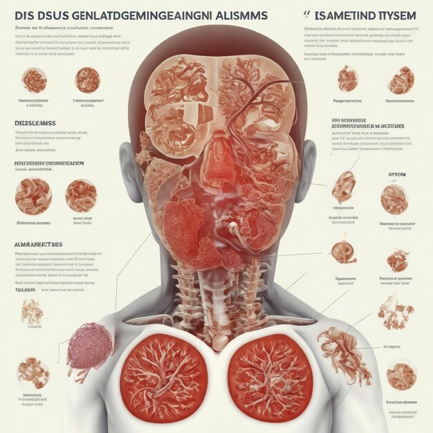 Photo disease ill symptoms ai generated