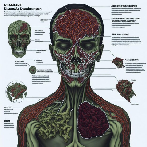 Photo disease ill symptoms ai generated