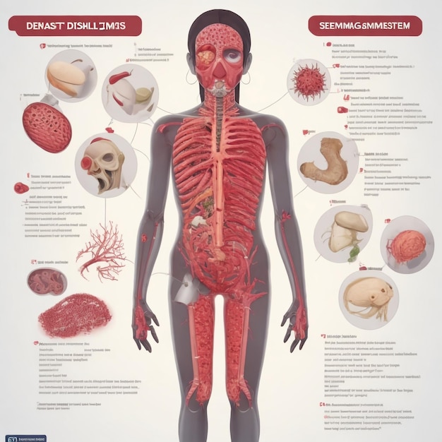 Photo disease ill symptoms ai generated