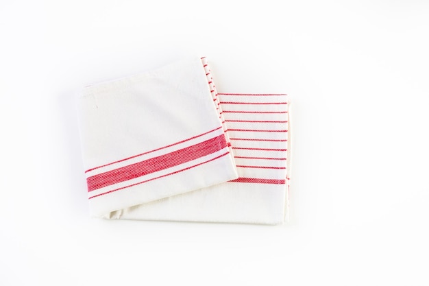 Dish towel on a white background.