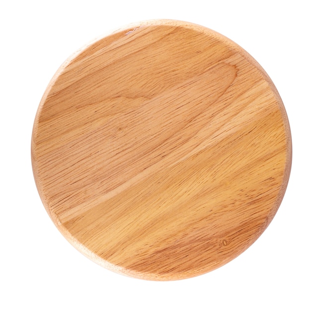 Dish wood isolated on white background.