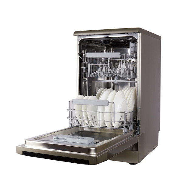 Photo dishwasher machine isolated