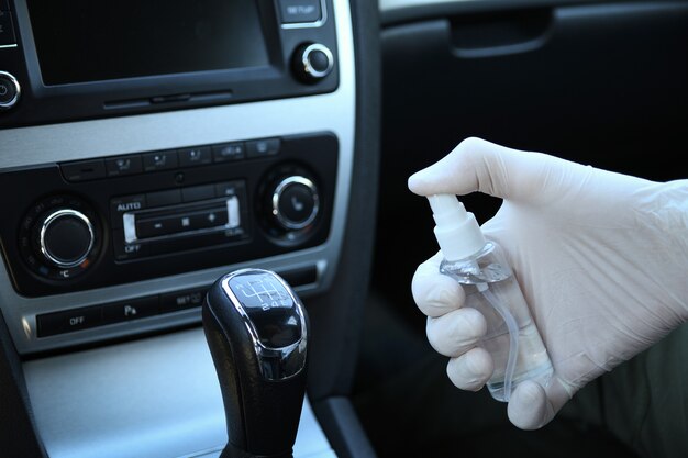 Disinfection of the car interior from bacteria and various pests