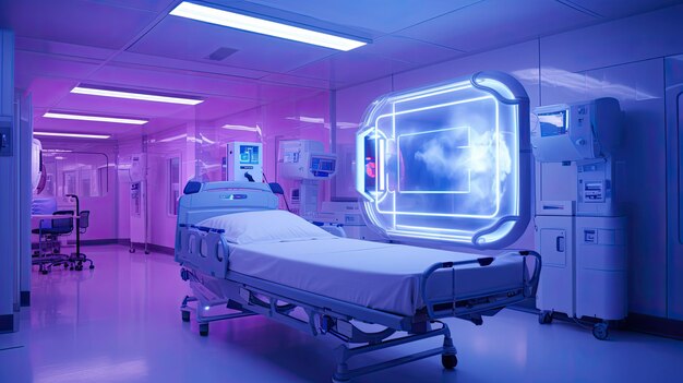 Photo disinfection uv light hospital