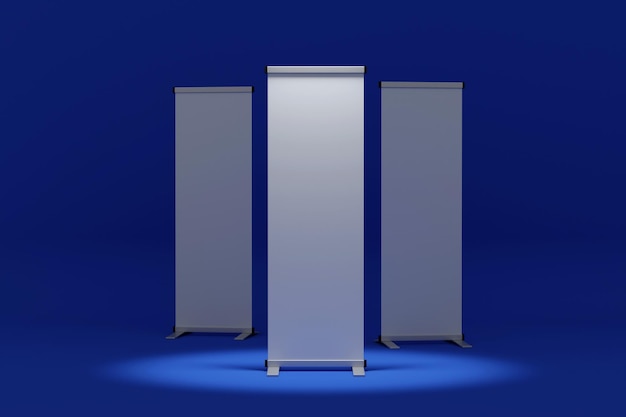 Display Banner Standee Backdrop 3d rendering