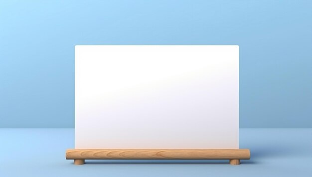 Photo display poster up business banner advertise isolated frame mock billboard mockup modern empty blank white sign design template background paper presentation space board information