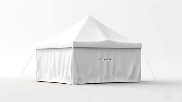 Photo display tent mockup