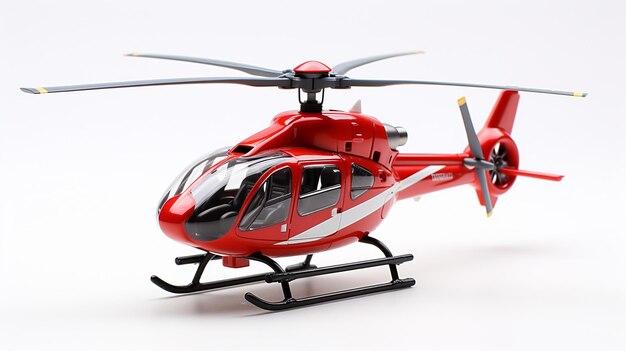 Displaying a 3d miniature eurocopter ec130