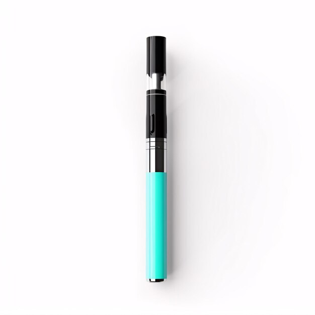 Photo a disposable electronic vaping device for smoking is an ecigarette