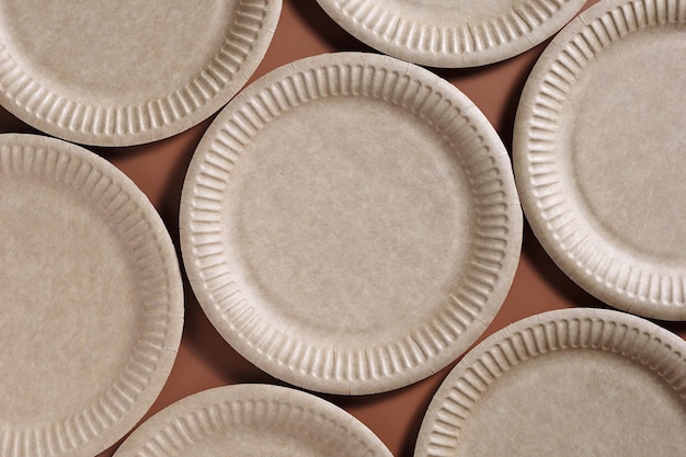 Disposable paper plates