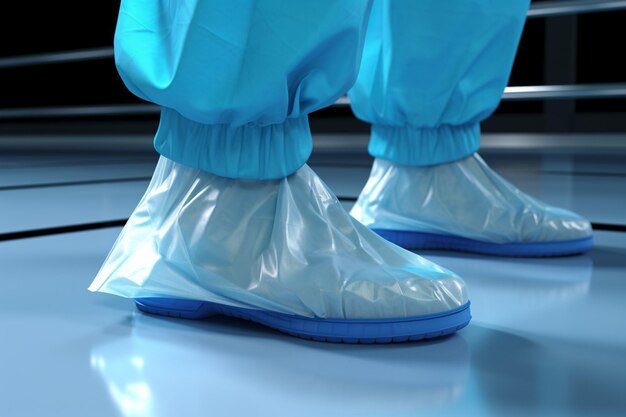 Photo disposable shoe covers for contamination preventio 00220 03
