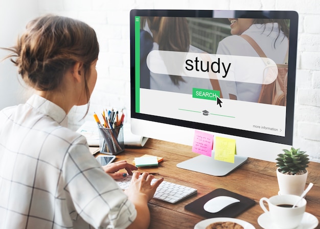 distance learning online search interface