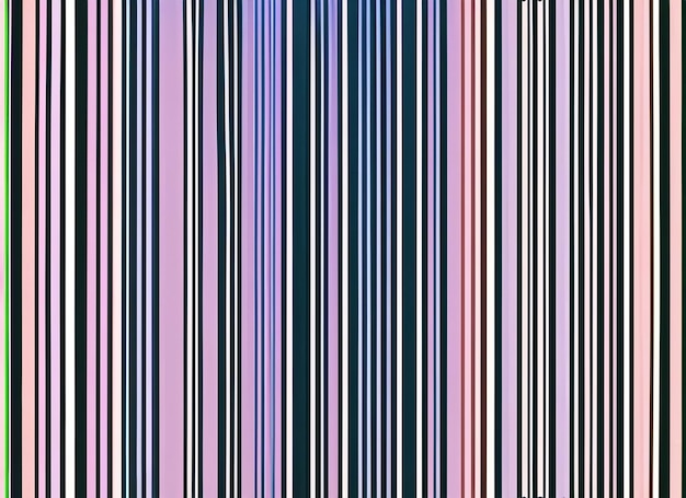 Distorted screen Signal error Multicolor glitch lines pattern