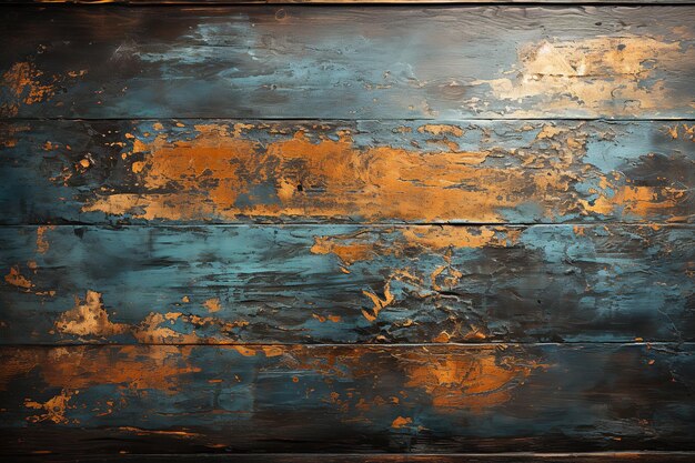 Distressed Metal Grunge Texture in Aged Bronze color