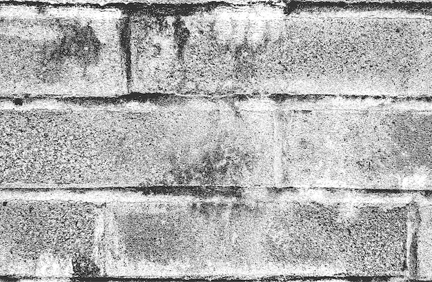 오래 된 벽돌 벽 그런 지 배경의 고민된 오버레이 텍스처