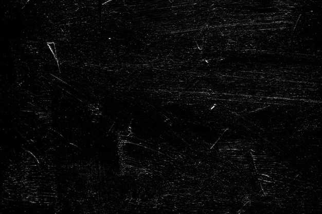 Distressed rough abstract design on black background scratched layer for photo editor design