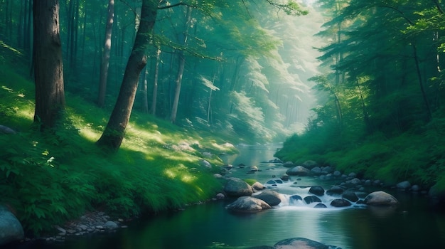 Dit mystieke bos staat bekend om zijn groen