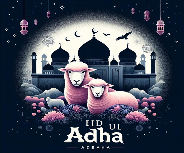 Dit prachtige ontwerp is gemaakt voor het islamitische mega-evenement Eid Ul Adha.