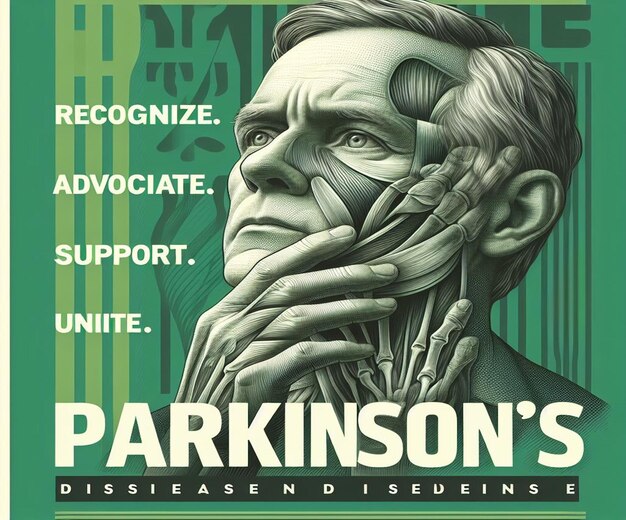 Dit prachtige ontwerp is gemaakt voor Parkinson Day.