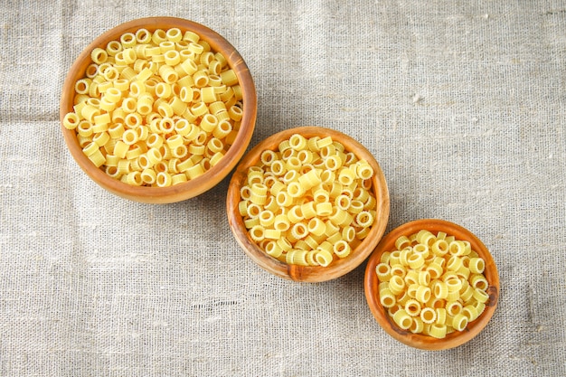 Ditalini macaroni Pasta rings