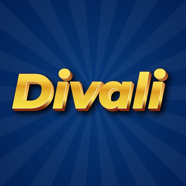 Divali text effect gold jpg attractive background card photo
