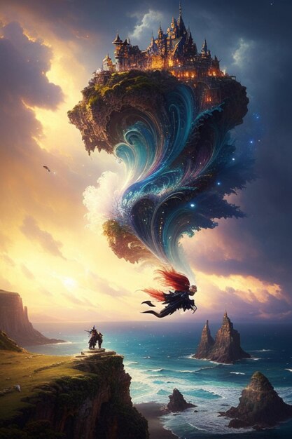 premium-ai-image-dive-dynamic-wind-dangerous