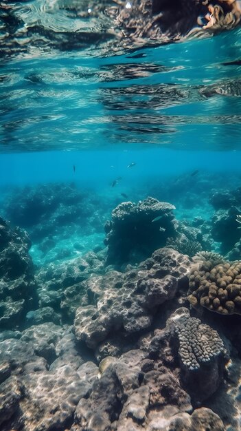 Premium Photo  A Dive into the Coral Reef An Underwater Adventure