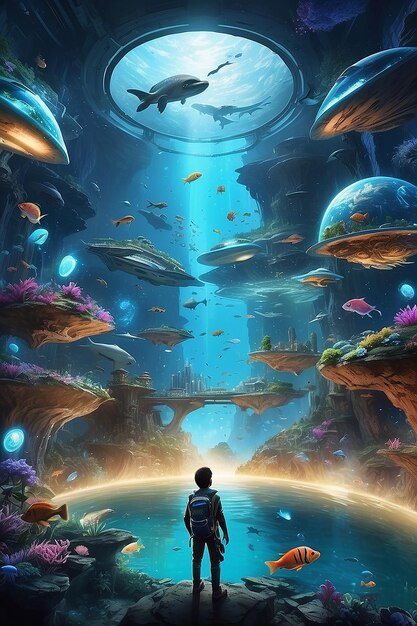 Premium Photo  Dive into the Future of Learning Immerse Yourself in a 