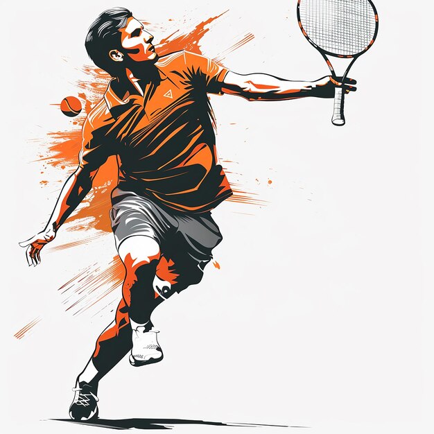 Dive into the World of Badminton Premium Vector