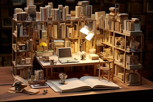 Dive into the World of Books and Transform Your Workspace with 