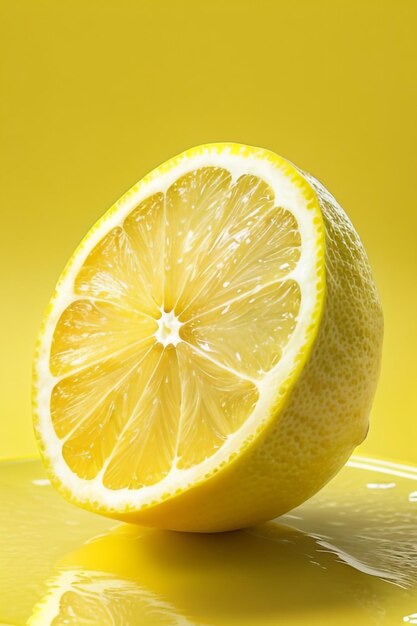 Premium AI Image  Dive into your Breathtaking lemon slice Photo Collection