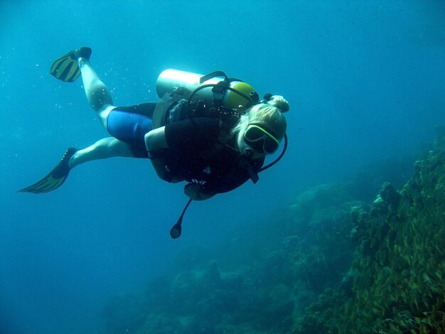 diver underwater