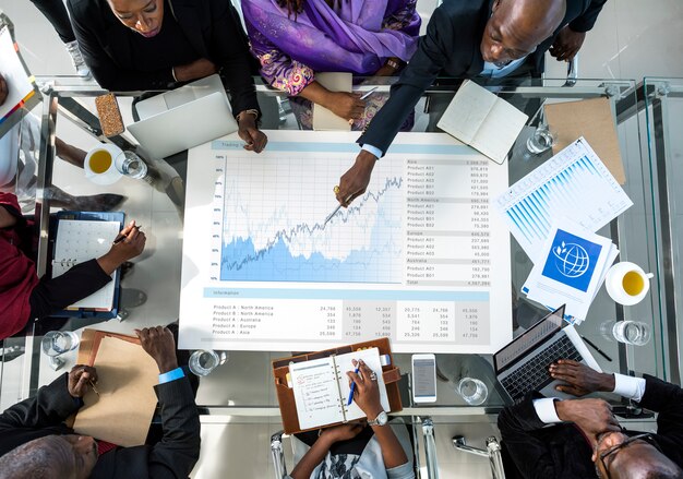 Diverse Business People Meeting Partnership