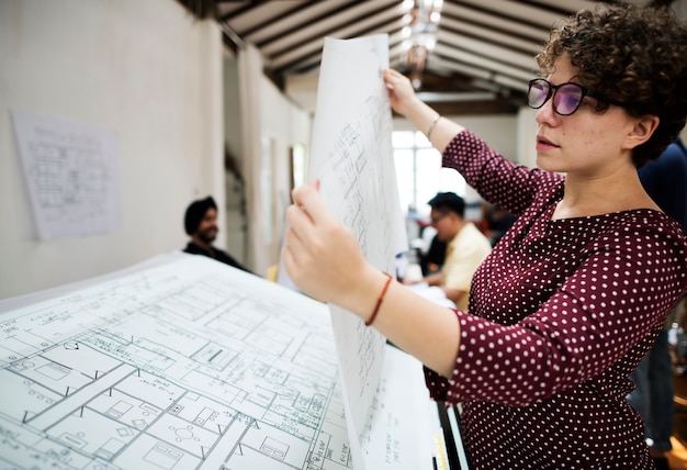 Foto diversi uomini d'affari di lavoro